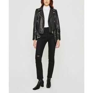 AG Jeans Adriano Goldschmied Alexxis Slim High Rise Vintage Slim Black Size 29